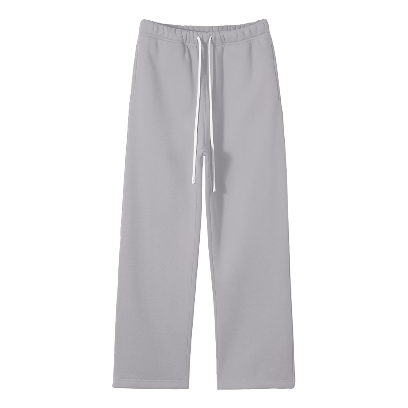 VNGELS Unisex Solid Color Fleece Straight Leg Pants